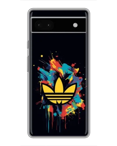 Чехол для Google Pixel 6a с картинкой «Adidas Splash»