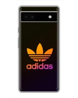 Чехол для Google Pixel 6a с картинкой «Градиент Adidas»