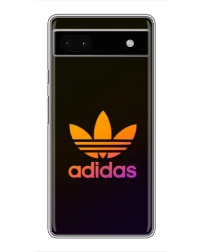 Чехол для Google Pixel 6a с картинкой «Градиент Adidas»