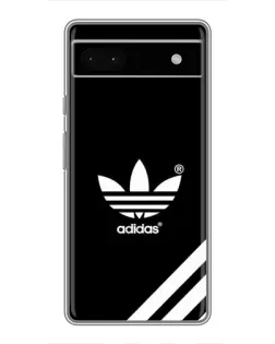 Чехол для Google Pixel 6a с картинкой «Adidas с диагональными полосами»