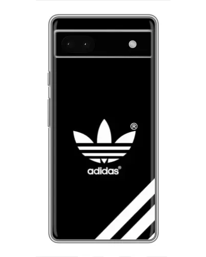 Чехол для Google Pixel 6a с картинкой «Adidas с диагональными полосами»