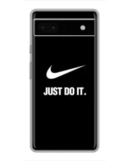 Чехол для Google Pixel 6a с картинкой «Классический принт Nike»