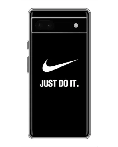 Чехол для Google Pixel 6a с картинкой «Классический принт Nike»