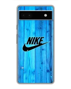Чехол для Google Pixel 6a с картинкой «Голубое дерево Nike»