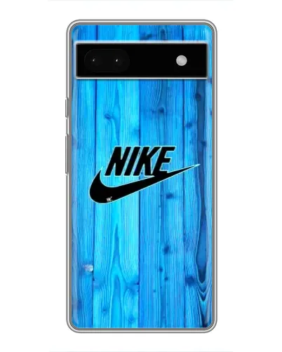 Чехол для Google Pixel 6a с картинкой «Голубое дерево Nike»