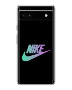 Чехол для Google Pixel 6a с картинкой «Nike — городская ночь»