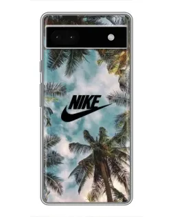 Чохол для Google Pixel 6a з картинкою «Тропічний принт Nike»