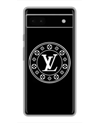 Чехол для Google Pixel 6a с картинкой «LV — печать стиля»