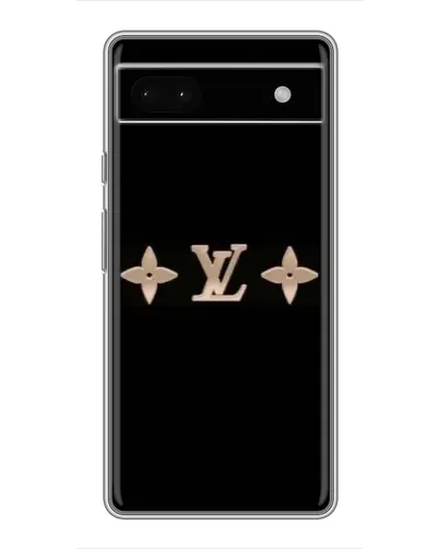 Чехол для Google Pixel 6a с картинкой «Louis Vuitton — минимализм»