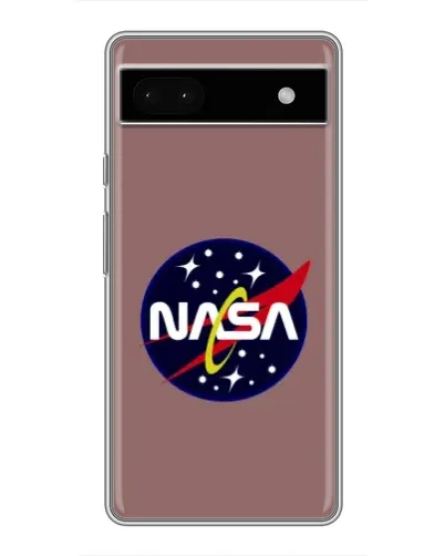 Чехол для Google Pixel 6a с картинкой «NASA — ретро космос»