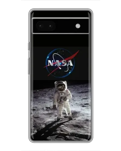 Чехол для Google Pixel 6a с картинкой «Астронавт на Луне»
