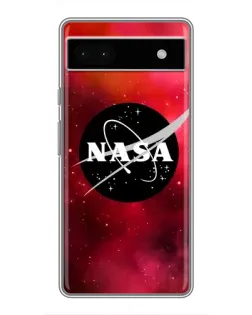 Чехол для Google Pixel 6a с картинкой «NASA — красная туманность»