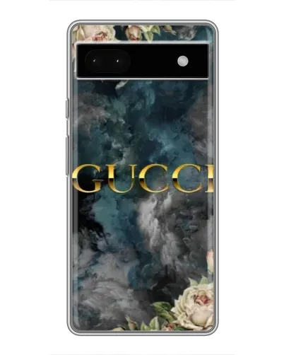 Чохол для Google Pixel 6a з картинкою «Абстрактні квіти Gucci»