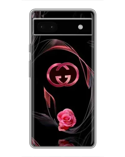 Чохол для Google Pixel 6a з картинкою «Gucci — неонова троянда»