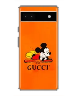 Чохол для Google Pixel 6a з картинкою «Міккі Маус Gucci — помаранч»