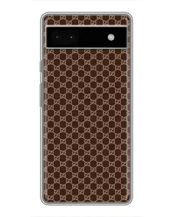 Чохол для Google Pixel 6a з картинкою «Gucci — шоколадна сітка»