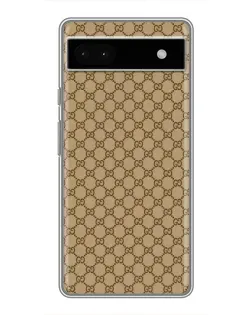 Чохол для Google Pixel 6a з картинкою «Gucci — класичний беж»