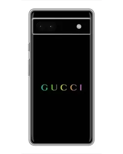 Чохол для Google Pixel 6a з картинкою «Gucci — неоновий мінімалізм»