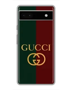 Чохол для Google Pixel 6a з картинкою «Gucci — темно-зелений градієнт»