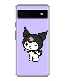 Чехол для Google Pixel 6a с картинкой «Классическая Kuromi»