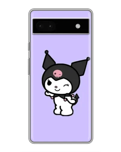 Чехол для Google Pixel 6a с картинкой «Классическая Kuromi»