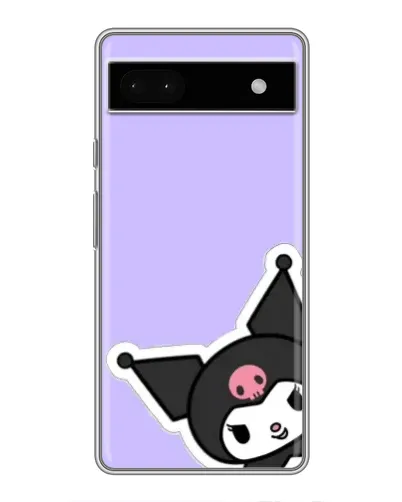 Чехол для Google Pixel 6a с картинкой «Забавная Kuromi»