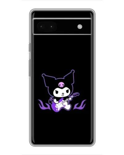 Чехол для Google Pixel 6a с картинкой «Электрическая Kuromi»
