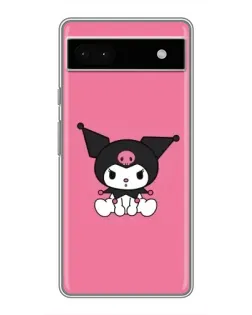 Чехол для Google Pixel 6a с картинкой «Хмурая Kuromi»