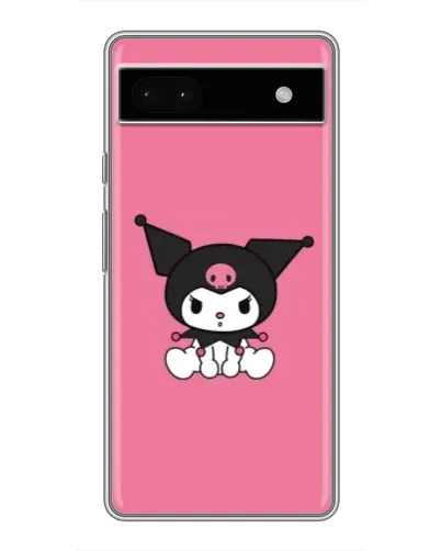 Чехол для Google Pixel 6a с картинкой «Хмурая Kuromi»