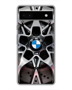 Чехол для Google Pixel 6a с картинкой «BMW — деталь диска»