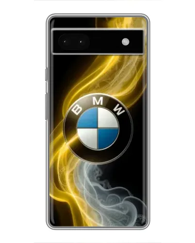 Чохол для Google Pixel 6a з картинкою «Золотистий дим BMW»