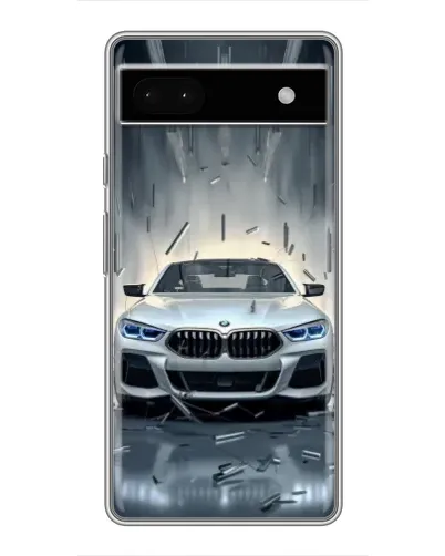 Чохол для Google Pixel 6a з картинкою «BMW у світлі фар»