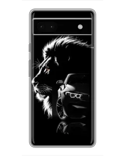 Чохол для Google Pixel 6a з картинкою «BMW та лев»