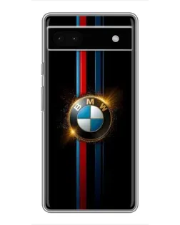 Чохол для Google Pixel 6a з картинкою «BMW M-Power неон»