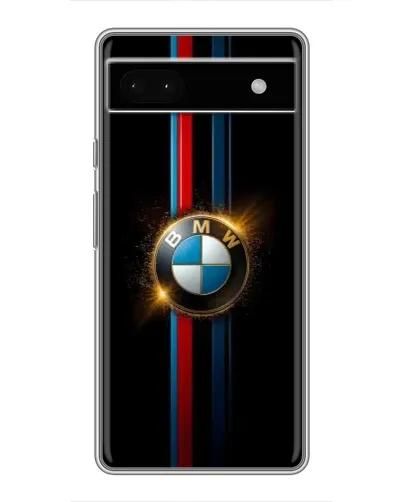 Чохол для Google Pixel 6a з картинкою «BMW M-Power неон»