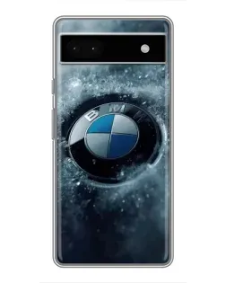 Чохол для Google Pixel 6a з картинкою «Логотип BMW — лід»