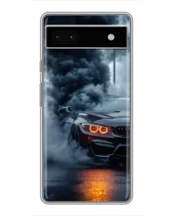 Чохол для Google Pixel 6a з картинкою «BMW M-Power — абстракція»