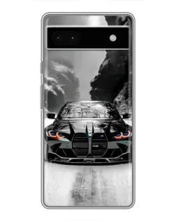 Чохол для Google Pixel 6a з картинкою «BMW — акварельний дрифт»