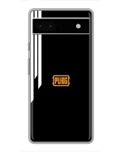 Чехол для Google Pixel 6a с картинкой «PUBG — вертикальные линии»