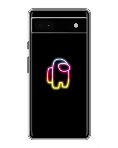 Чехол для Google Pixel 6a с картинкой «Among Us градиент»
