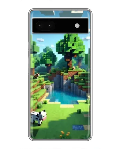 Чохол для Google Pixel 6a з картинкою «Minecraft літній день»