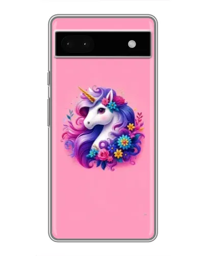 Чехол для Google Pixel 6a с картинкой «Сказочный единорог»