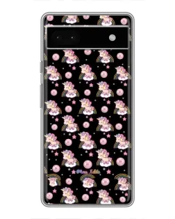 Чехол для Google Pixel 6a с картинкой «Magic Unicorn паттерн»