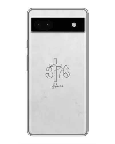 Чохол для Google Pixel 6a з картинкою «Івана 3:16 Хрест»