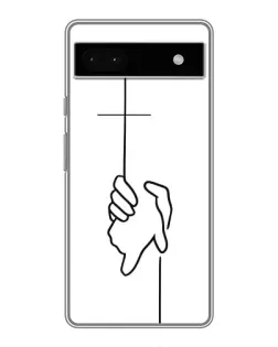 Чохол для Google Pixel 6a з картинкою «Рука тримає»