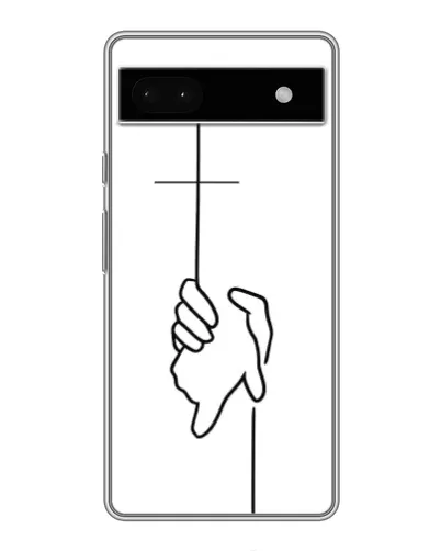 Чохол для Google Pixel 6a з картинкою «Рука тримає»