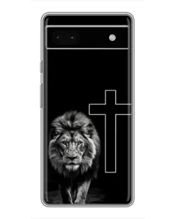 Чохол для Google Pixel 6a з картинкою «Лев та Хрест»