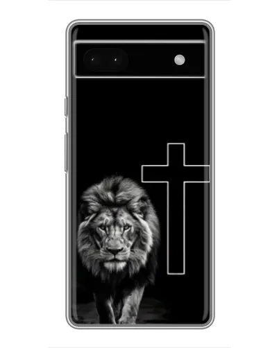Чохол для Google Pixel 6a з картинкою «Лев та Хрест»