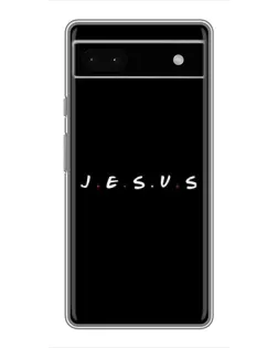 Чохол для Google Pixel 6a з картинкою «Крапки віри J.E.S.U.S.»