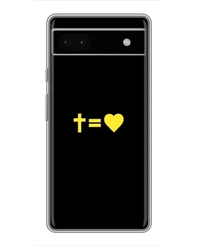 Чохол для Google Pixel 6a з картинкою «Серце та Хрест»